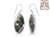 Moss Agate Earring-E MOA-3-53