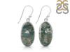 Moss Agate Earring-E MOA-3-60