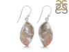 Moss Agate Earring-E MOA-3-61