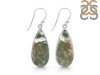 Moss Agate Earring-E MOA-3-62