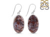 Moss Agate Earring-E MOA-3-65
