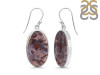 Moss Agate Earring-E MOA-3-65