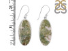 Moss Agate Earring-E MOA-3-66