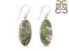 Moss Agate Earring-E MOA-3-66