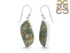 Moss Agate Earring-E MOA-3-68