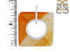 Montana Agate Donut Pendant-SP MTAA-1-101