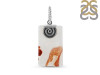 Montana Agate Drill Pendant-SP MTAA-1-356