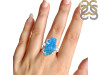 Neon Apatite Rough Ring-R-Size-10 NAR-2-158