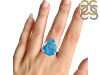 Neon Apatite Rough Ring-R-Size-7 NAR-2-161