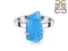 Neon Apatite Rough Ring-R-Size-7 NAR-2-162