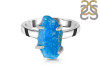 Neon Apatite Rough Ring-R-Size-7 NAR-2-170