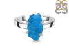 Neon Apatite Rough Ring-R-Size-9 NAR-2-172