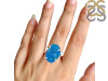 Neon Apatite Rough Ring-R-Size-9 NAR-2-177