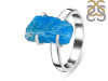 Neon Apatite Rough Ring-R-Size-6 NAR-2-182
