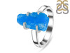 Neon Apatite Rough Ring-R-Size-6 NAR-2-183