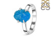 Neon Apatite Rough Ring-R-Size-8 NAR-2-187