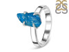 Neon Apatite Rough Ring-R-Size-8 NAR-2-197