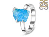 Neon Apatite Rough Ring-R-Size-6 NAR-2-198