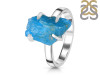 Neon Apatite Rough Ring-R-Size-7 NAR-2-204