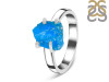 Neon Apatite Rough Ring-R-Size-8 NAR-2-207