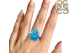 Neon Apatite Rough Ring-R-Size-7 NAR-2-210