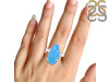 Neon Apatite Rough Ring-R-Size-8 NAR-2-217