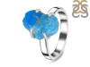 Neon Apatite Rough Ring-R-Size-6 NAR-2-218