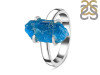 Neon Apatite Rough Ring-R-Size-6 NAR-2-236