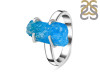 Neon Apatite Rough Ring-R-Size-8 NAR-2-242