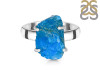 Neon Apatite Rough Ring-R-Size-6 NAR-2-251