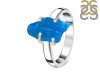 Neon Apatite Rough Ring-R-Size-8 NAR-2-255