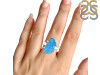 Neon Apatite Rough Ring-R-Size-10 NAR-2-258