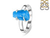 Neon Apatite Rough Ring-R-Size-7 NAR-2-261