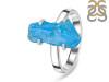 Neon Apatite Rough Ring-R-Size-10 NAR-2-263