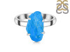 Neon Apatite Rough Ring-R-Size-8 NAR-2-268