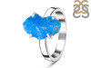 Neon Apatite Rough Ring-R-Size-10 NAR-2-276