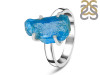 Neon Apatite Rough Ring-R-Size-6 NAR-2-278