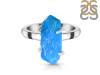 Neon Apatite Rough Ring-R-Size-8 NAR-2-279