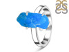 Neon Apatite Rough Ring-R-Size-8 NAR-2-279