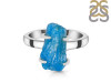 Neon Apatite Rough Ring-R-Size-8 NAR-2-282