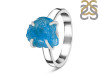 Neon Apatite Rough Ring-R-Size-8 NAR-2-284