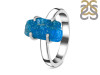 Neon Apatite Rough Ring-R-Size-10 NAR-2-289