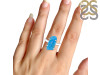 Neon Apatite Rough Ring-R-Size-6 NAR-2-290