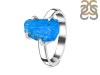 Neon Apatite Rough Ring-R-Size-6 NAR-2-291