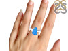 Neon Apatite Rough Ring-R-Size-6 NAR-2-291