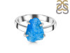 Neon Apatite Rough Ring-R-Size-7 NAR-2-292