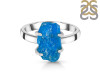 Neon Apatite Rough Ring-R-Size-8 NAR-2-295