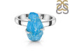 Neon Apatite Rough Ring-R-Size-8 NAR-2-296