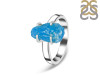 Neon Apatite Rough Ring-R-Size-8 NAR-2-296
