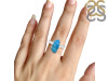 Neon Apatite Rough Ring-R-Size-9 NAR-2-297